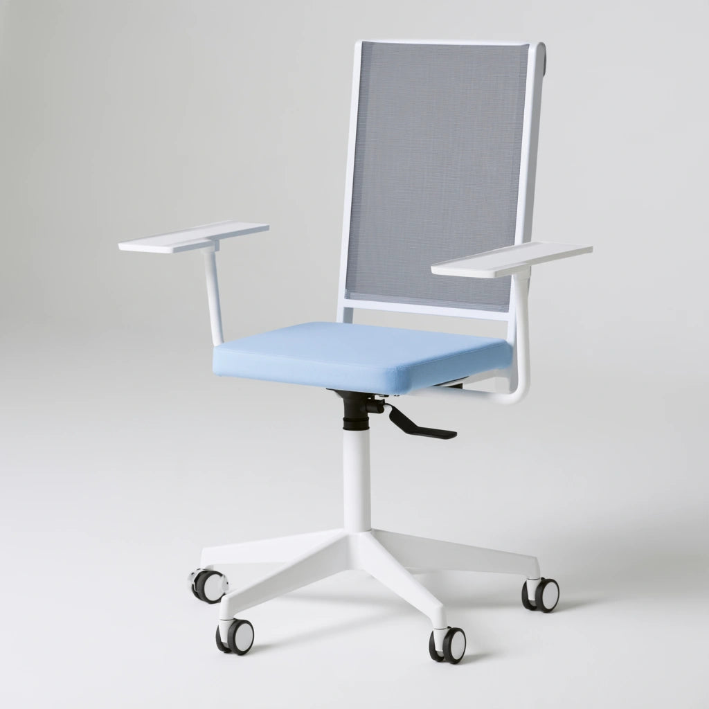 Ergonomische bureaustoel, kleur grijs